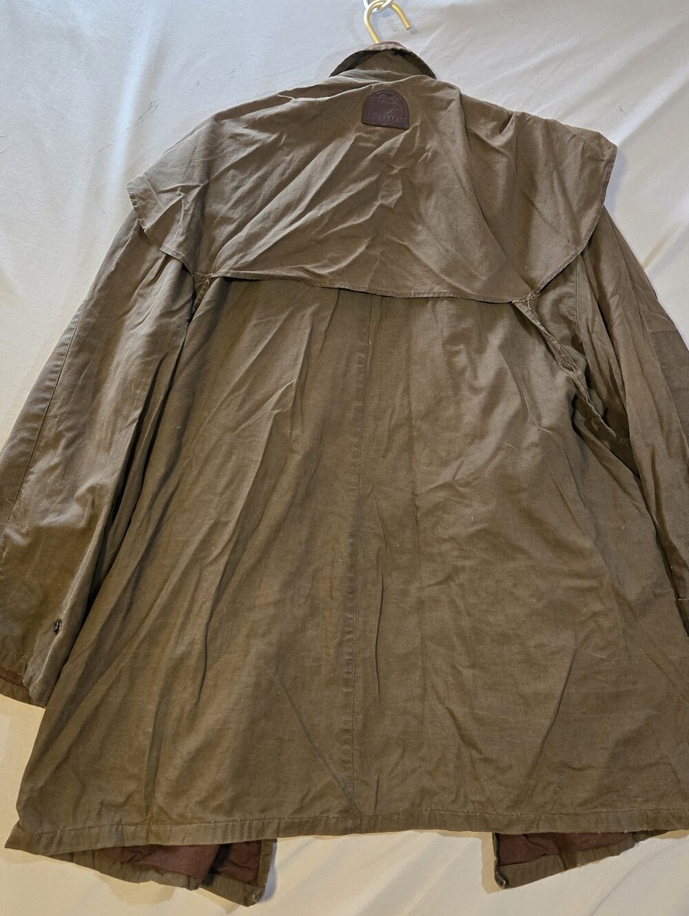 Weathers Authentic Australian Outback 100% Cotton Oilskin Utility Field Coat - Picture 10 of 13